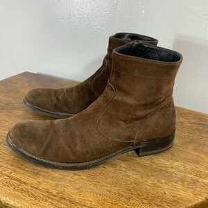 Doucals distressed leather boots